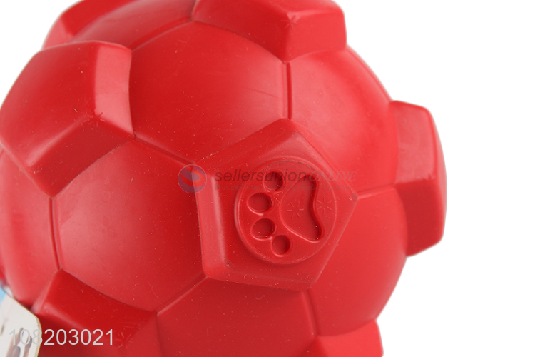 Factory direct sale red pets ball toys interactive toys wholesale
