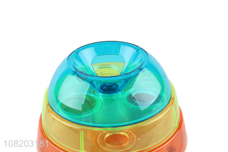 New creative pet tumbler food leakage toys automatic pet feeder