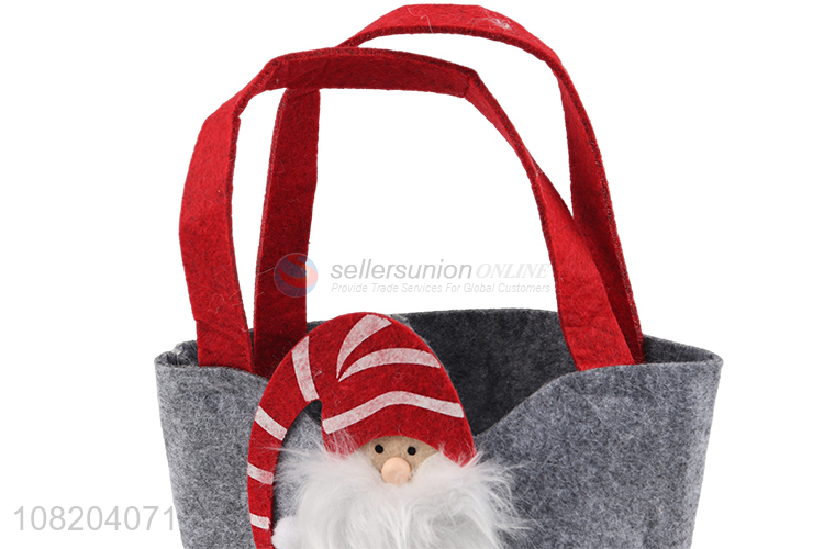 High quality Christmas tote bags non-woven Christmas shopping bags