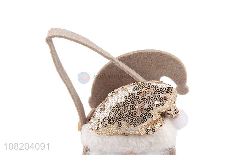 Wholesale non-woven felt cloth Christmas handbag Christmas candy bag