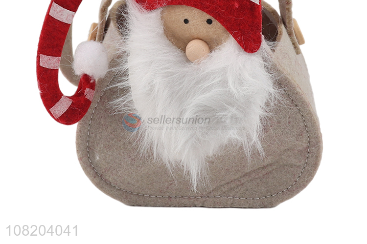 Factory price non-woven Christmas gift bag shopping bag with handles