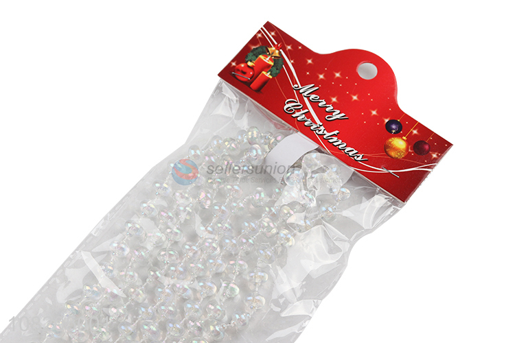 High quality clear plastic bead chain for Christmas tree decoration