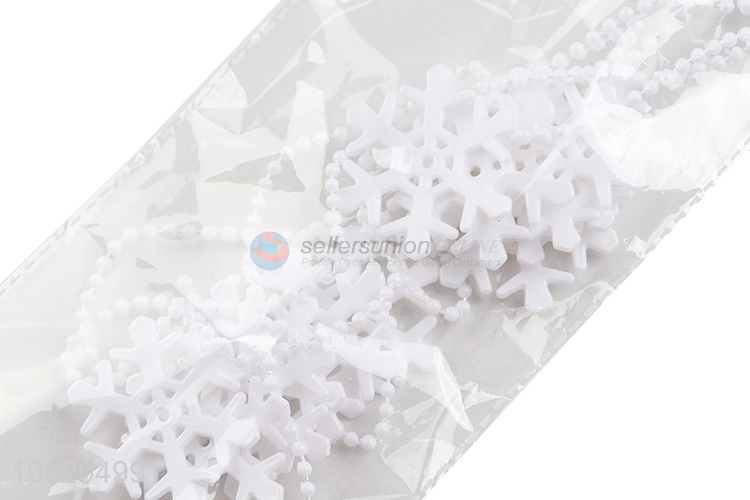 Low price Christmas tree garland chain snowflake chain for decoration