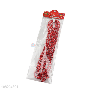 Best selling Christmas beads strand chain garland for home decoration