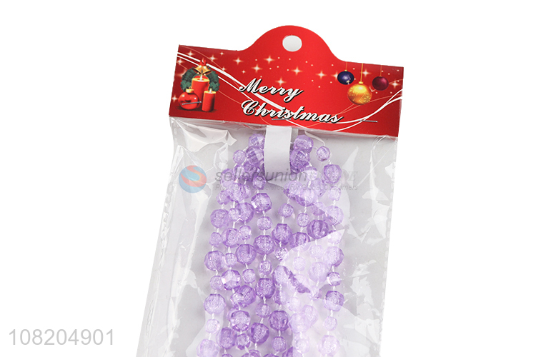 Wholesale Christmas tree strands bead chain Christmas beads garland