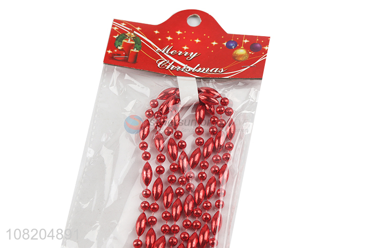 Best selling Christmas beads strand chain garland for home decoration