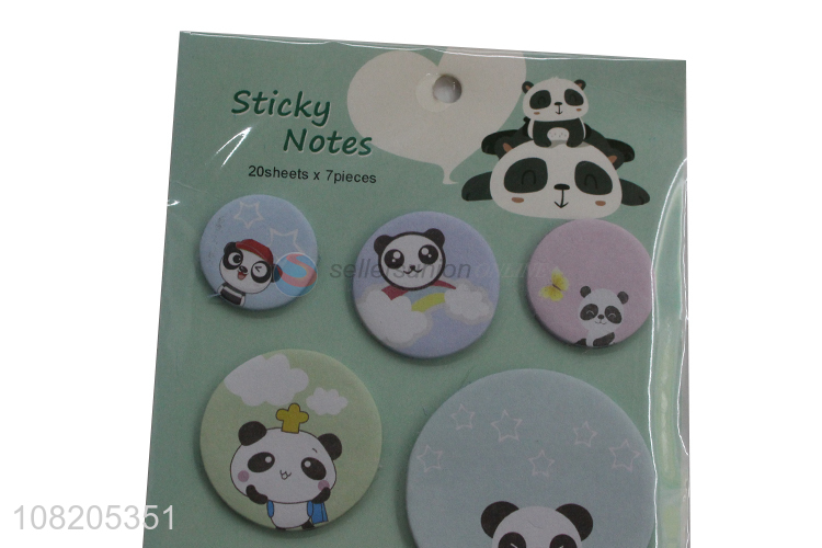Top quality paper sticky notes round label office stationery