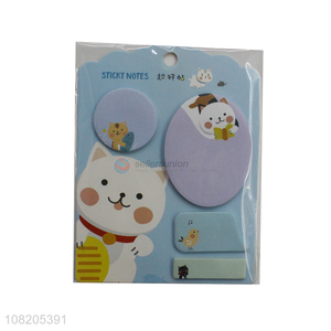 China factory cartoon sticky notes office <em>memo</em> <em>pads</em>
