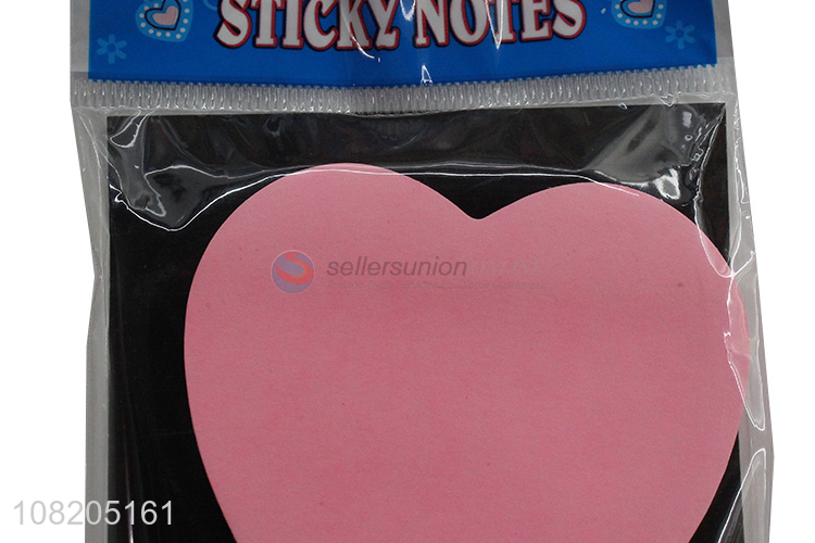 China factory pink love sticky notes office memo pad