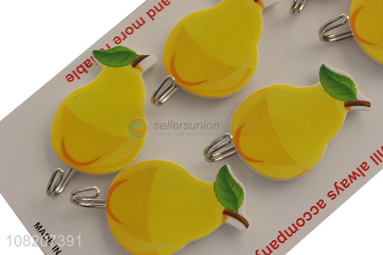 Hot products lemon shape wall door sticky hooks for household