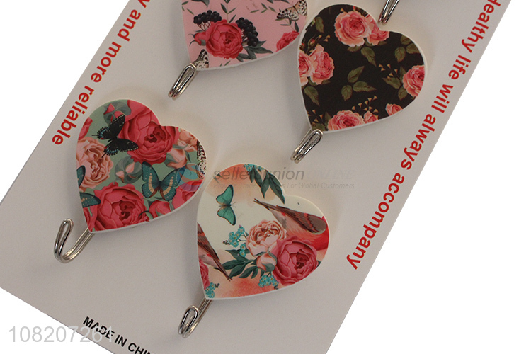 China sourcing heart shape household wall sticky hooks
