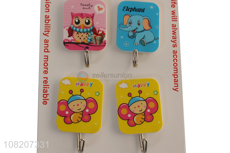 Popular products 6pieces household wall door sticky hooks