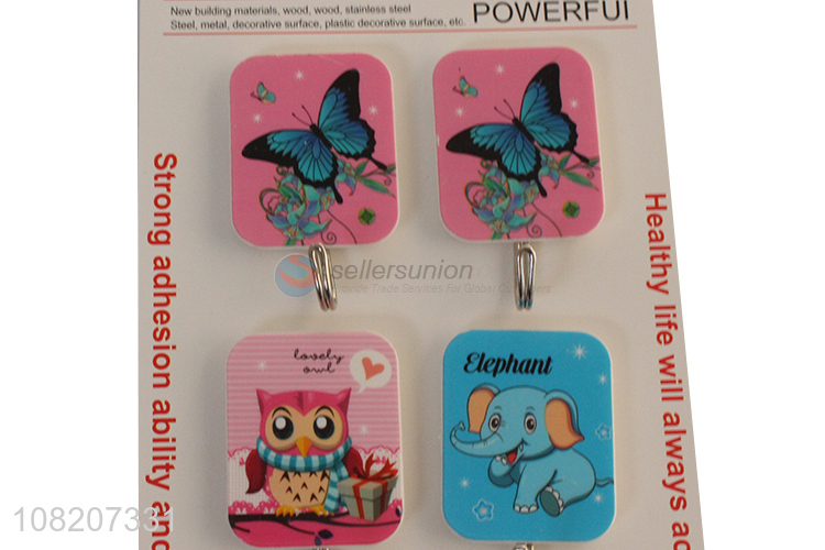 Popular products 6pieces household wall door sticky hooks
