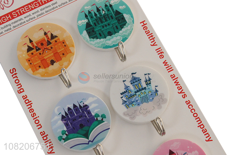 Popular products fashion design bathroom sticky hooks for hanging