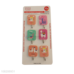 Best selling household plastic wall door sticky hooks wholesale