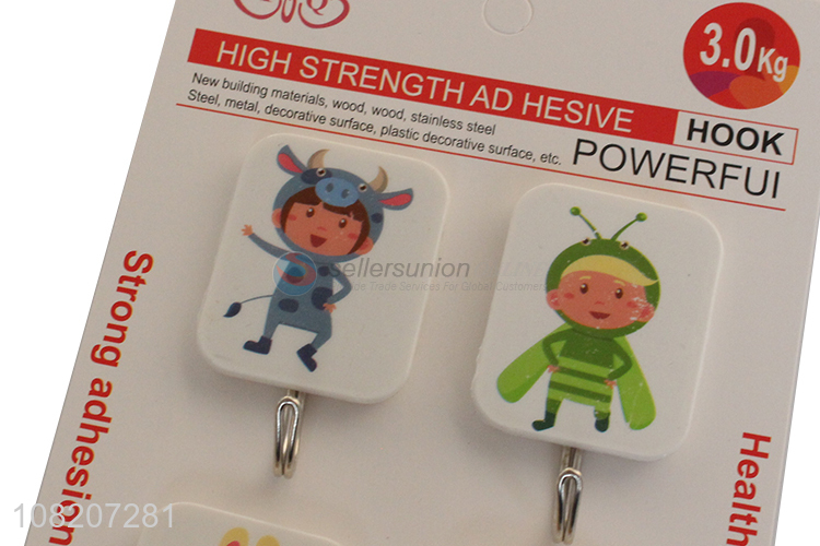 Good sale waterproof plastic sticky hooks for bathroom