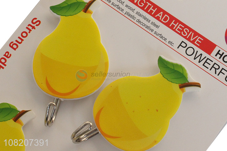 Hot products lemon shape wall door sticky hooks for household