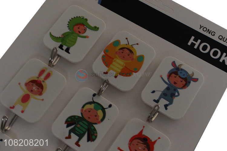 Top selling plastic waterproof bathroom sticky hooks