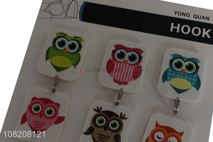 Good price 9pieces household wall mounted sticky hooks
