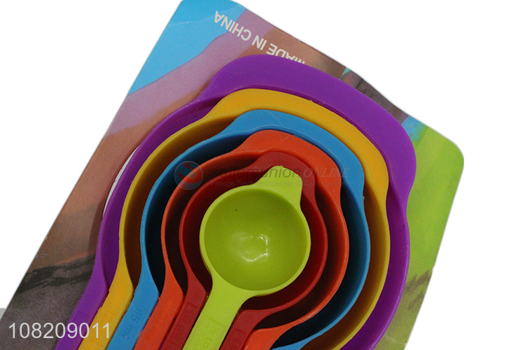 China factory multicolor plastic measuring spoon