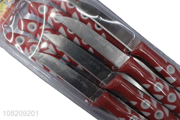 Factory wholesale kitchen fruit knives with plastic handle