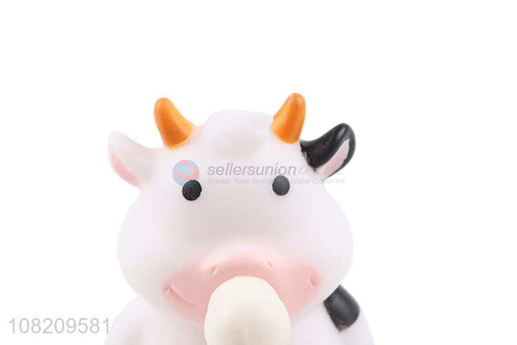 Hot sale soft cow squishy squeeze toy kids decompression toys