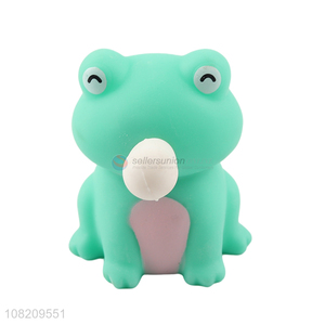 High quality novelty frog vent toys squishy toy for kids adults