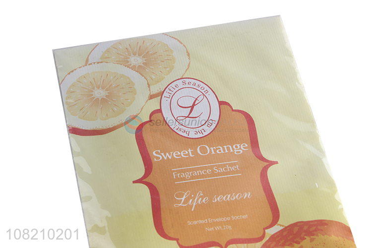 Good quality sweet orange fragrance sachet for sale