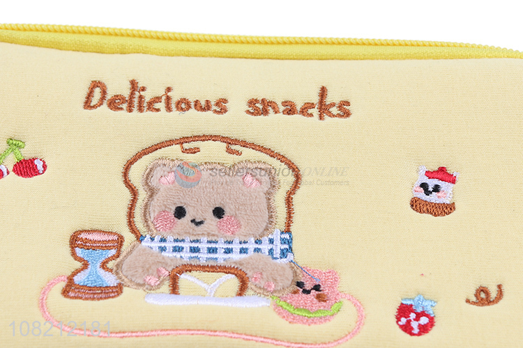 New products yellow cartoon pencil cags stationery storage bag