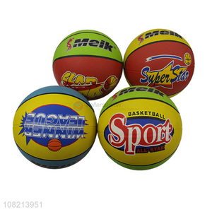 Best Sale Colorful Rubber Basketball Official Size 7 Basketball