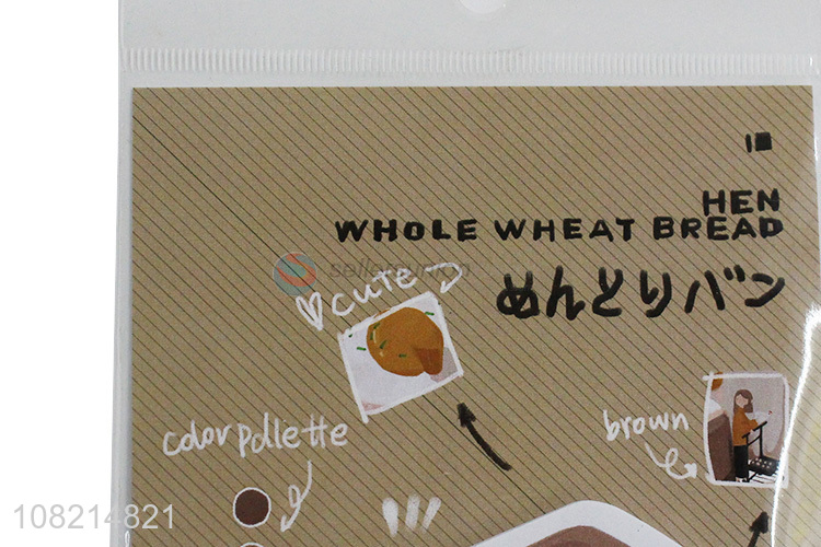 New arrival wheat bread sticky notes  students post-it notes