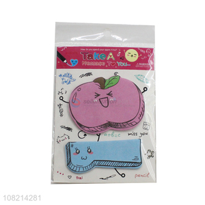 Best selling cute sticky notes cartoon sticky <em>memo</em> <em>pads</em>
