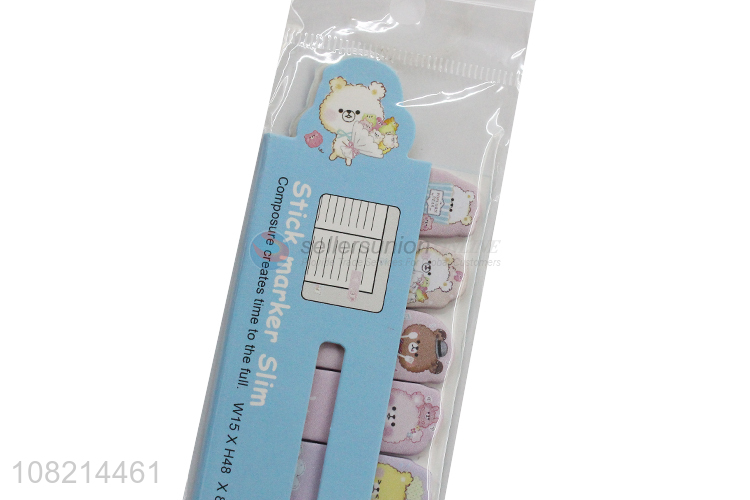 Hot selling cartoon bear post-it notes sticky notes