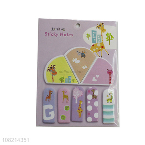 China supplier tearable <em>sticky</em> <em>note</em> kawaii post-it notes