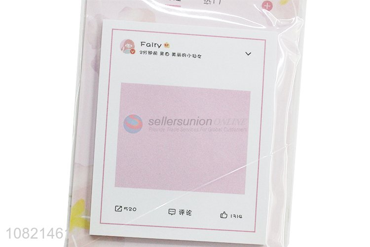 Recent design creative post-it notes women girls stationery