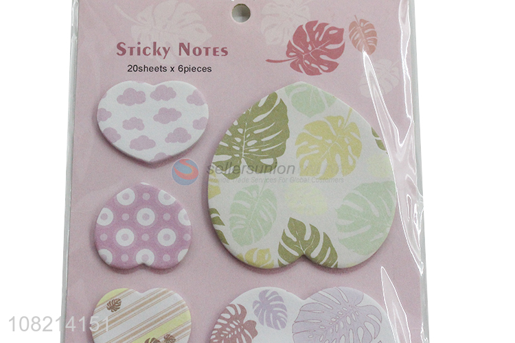 Factory supply self-stick memo pad sticky notes for girls