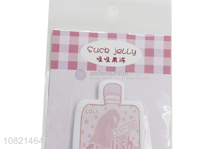 Good quality school supplies cartoon jelly sticky notes