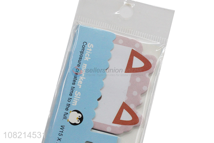 Wholesale cartoon animal sticky notes removable memo pads