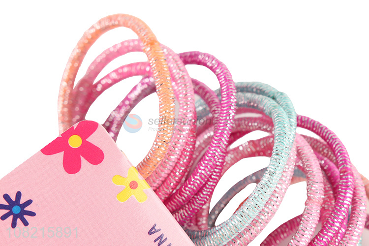 Custom Fashion Accessories 16 Pieces Hair Ring Hair Tie