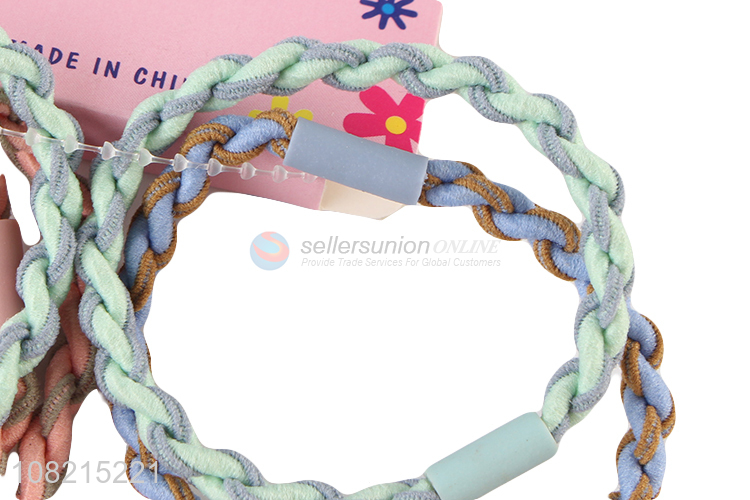 High Quality Twisted Hair Rope Fashion Hair Ring Set