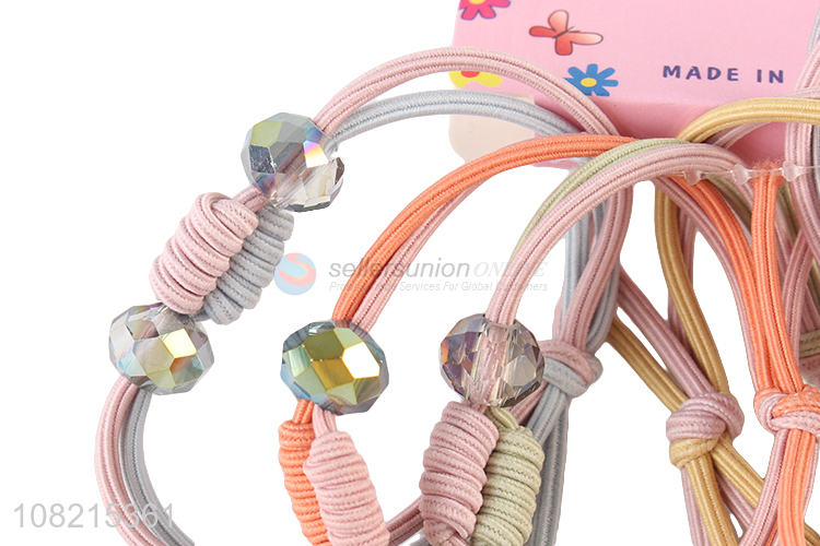Fashion Design 5 Pieces Hair Bands Ladies Hair Ring Set