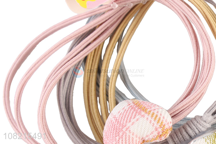 High Quality 6 Pieces Hair Ring Elastic Hair Rope Set