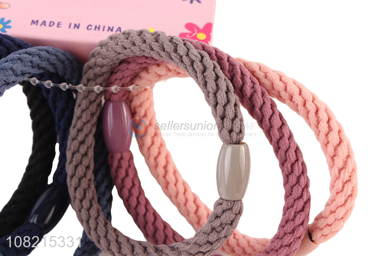 Good Sale 6 Pieces Elastic Hair Ring Cheap Hair Tie
