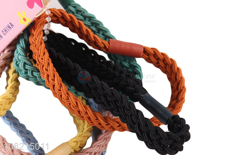Good Price Braided Hair Bands Fashion Hair Rope Hair Ring