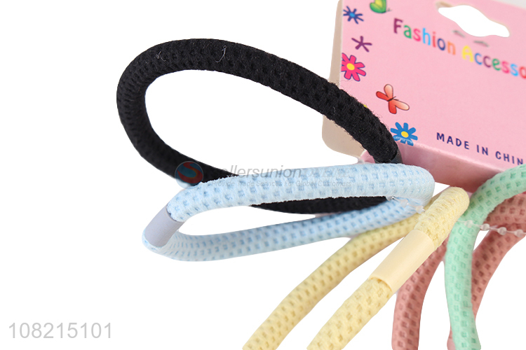 Popular Colorful Hair Ring Fashion Hair Tie For Girls