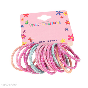 Custom Fashion Accessories 16 Pieces Hair Ring Hair Tie