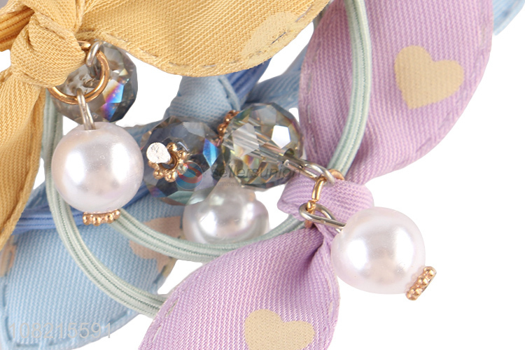 Wholesale Fresh Style Hair Ring Ladies Hair Rope Set