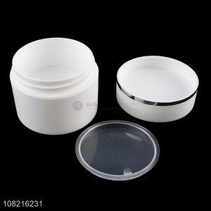 Factory price white plastic <em>storage</em> jar face cream <em>bottle</em>