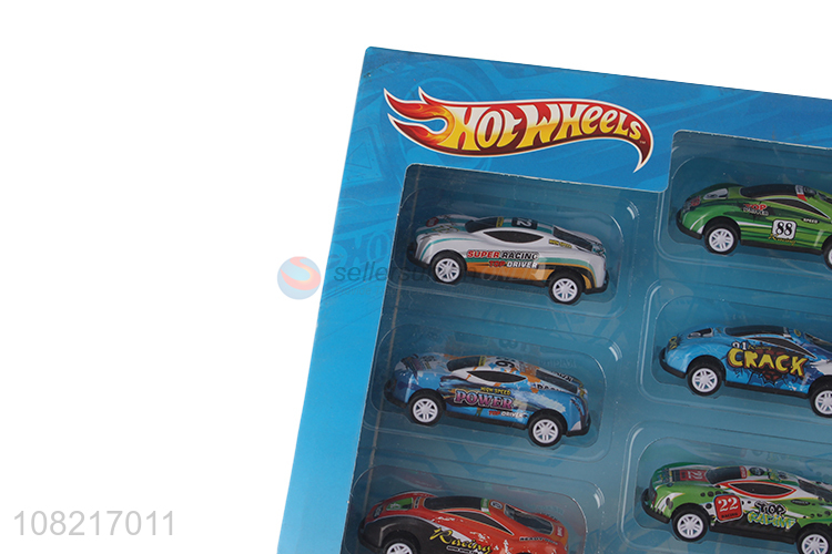 Top quality 10pieces alloy pull back mini vehicle toys for kids