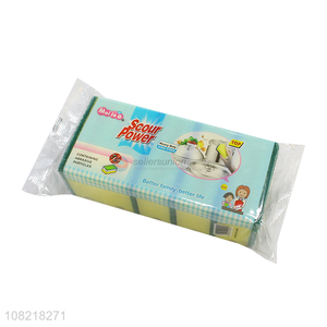 Low price kitchen cleaning sponge scrub scouring pads